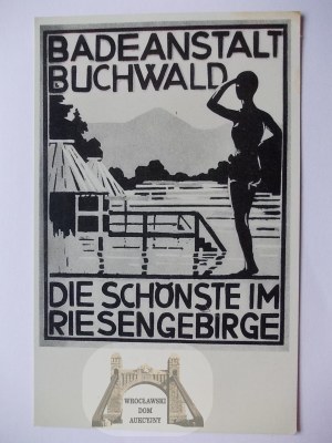 Bukowiec, Buchwald, koupaliště, asi 1935
