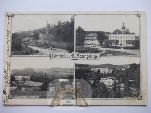 Barcinek, Berthelsdorf, palace, sanatorium, factory, 1909