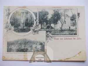 Wleń, Lahn, Lehnhaus, pivovar, pomník, 1904