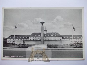 Żagań, Sagan, Dachsberg, barracks, circa 1940.