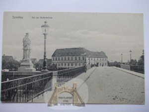Szprotawa, Sprottau, bridge, ca. 1920