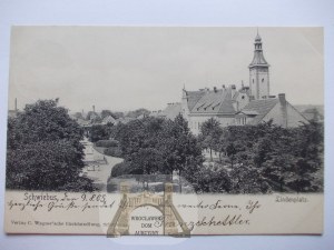 Świebodzin Schwiebus, Lindenplatz, 1905