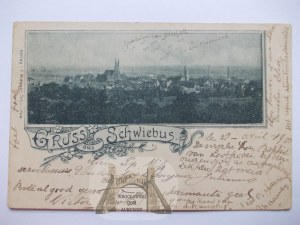 Swiebodzin, Schwiebus, panorama, 1900