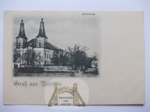 Rokitno pri Miedzyrzeczi, kostol, okolo roku 1900