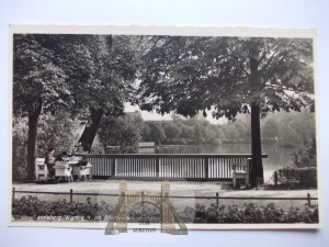 Gorzow, Landsberg, city park, 1940