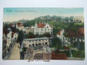 Gubin, Guben, panorama, ca. 1920