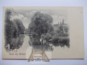 Drezdenko, Driesen, panorama, kolem roku 1900