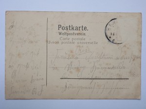 Robakowo u Jarocina, Pleszew, hranice, celní úřad, hostinec, asi 1910
