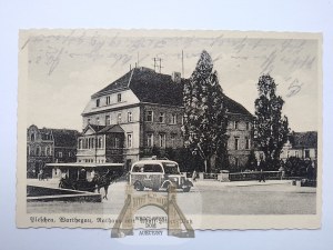 Pleszew, Pleschen, radnice, náměstí, 1943
