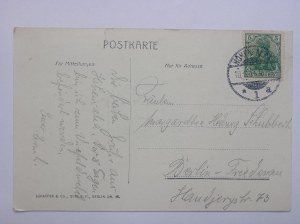 Inowrocław, Hohensalza, nádraží, pošta, cca 1910