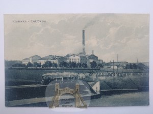 Kruszwica near Inowrocław, sugar factory, train, ca. 1910