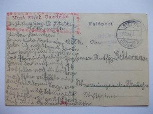 Štětín, Štětín, nábřeží, loď, parník Odin, 1916