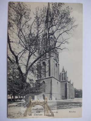 Szczecin, Stettin, Dabie, Altdamm, church, ca. 1910