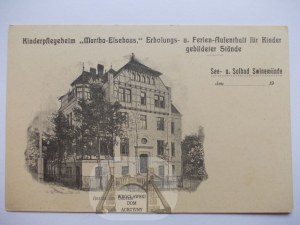 Świnoujście, Swinemunde, dětský domov - Martha-Elsehaus, cca 1910