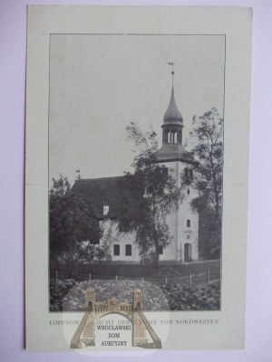 Lopianów u Gryfic, kostel, asi 1920