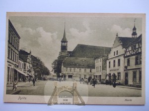 Pyrzyce, Pyritz, Market Square ca. 1920