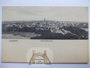 Lipiany, Lippehne near Pyrzyce, panorama, ca. 1913