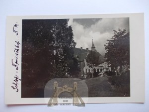 Niemińsko near Choszczno, hunting lodge, private card, ca. 1920