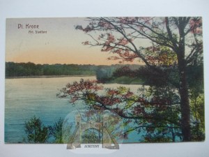 Walcz, Deutsch Krone, lake, 1918