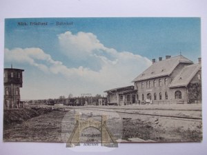 Mirosławiec u Wałcze, železniční stanice, 1913