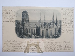 Gdansk, Kostol Panny Márie, 1902