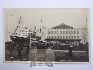 Gdyně, námořní stanice, loď Piłsudski, cca 1935