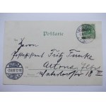 Bartoszyce, Bartenstein, litografie, 1897