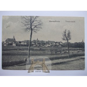 Bisztynek, Bischofstein, panorama, 1925