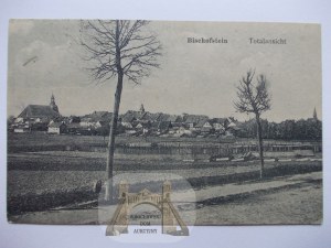 Bisztynek, Bischofstein, panorama, 1925