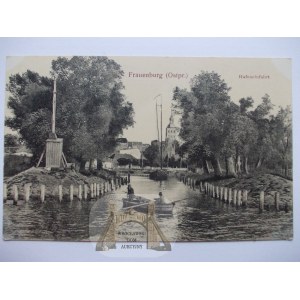 Frombork, Frauenburg, přístav, cca 1912