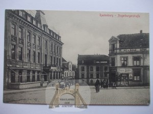 Kętrzyn, Rastenburg, ulice Węgorzewska, kolem roku 1914