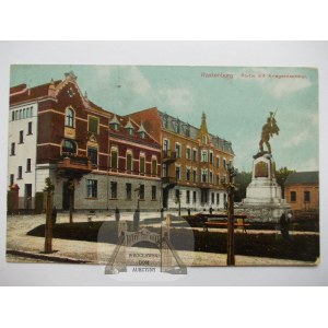 Kętrzyn, Rastenburg, ulice, válečný pomník, 1915