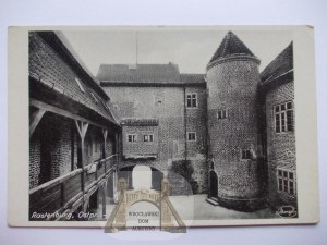 Kętrzyn, Rastenburg, castle, courtyard, circa 1940.