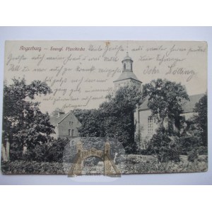 Węgorzewo, Angerburg, Evangelical church, 1914