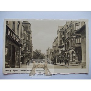 Ilawa, Deutsch Eylau, Kaiserstrasse, circa 1940.