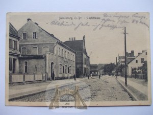 Nidzica, Neidenburg, Post Street, 1914