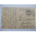 Szczytno, Ortelsburg, Tržní náměstí, pochod armády, 1915