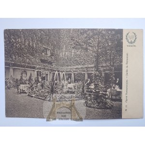Warsaw, Hotel Polonia, restaurant garden, ca. 1930