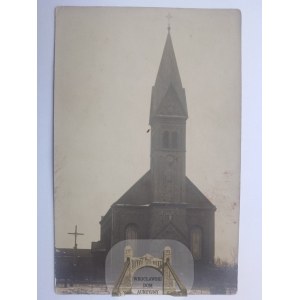Łódź, kościół Św. Anny, fotopocztówka, ok. 1920