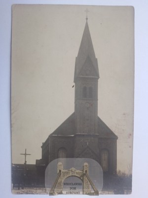 Lodz, St. Anne's Church, photo postcard, circa 1920.