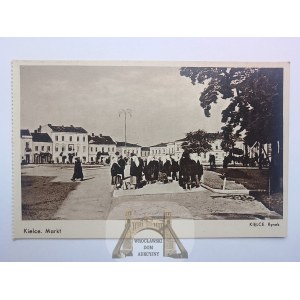 Kielce, Market Square, ca. 1940