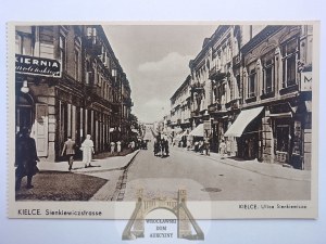 Kielce, ulice Sienkiewicza, cca 1940