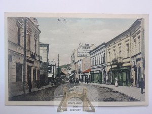 Sanok, street, 1917