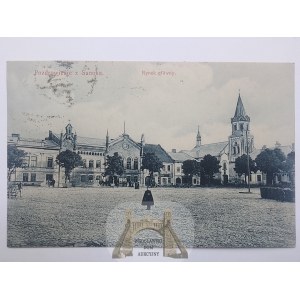 Sanok, Market Square, 1910