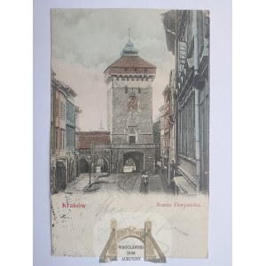 Krakow, Floriańska Gate, 1905