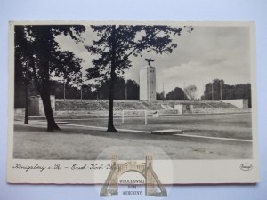Królewiec, Konigsberg, stadion, propaganda III Rzesza, ok. 1940