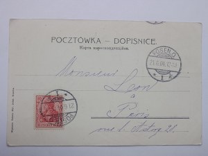 Vlastenecký, telocvičný spolok Sokol, mesiac, hviezda, 1904