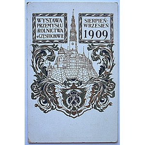 [POCHETTE]. Exposition de l'industrie et de l'agriculture à Częstochowa. Août - septembre 1909. w-wa 1909. nakł...