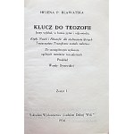 BŁAWATSKA HELENA P. La chiave della teosofia. Madras 1955. degli Editori del Popolo della Buona Volontà....