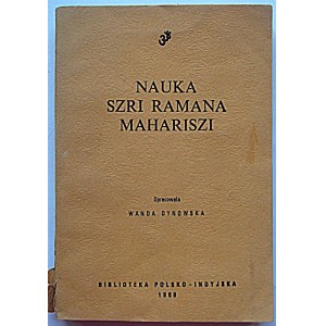LA SCIENZA DI SHRI RAMANA MAHARISHI. Compilato da Wanda Dynowska. Bombay 1969 Biblioteca polacco-indiana....